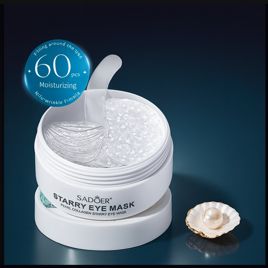 60pcs SADOER Starry Crystal Collagen Eye Patches